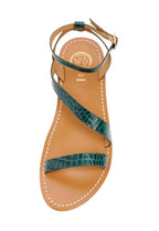Sandalias Xigala - Croco Verde - Sandalias Sol Blancas Mujer