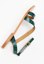 Sandalias Xigala - Croco Verde - Sandalias Sol Blancas Mujer