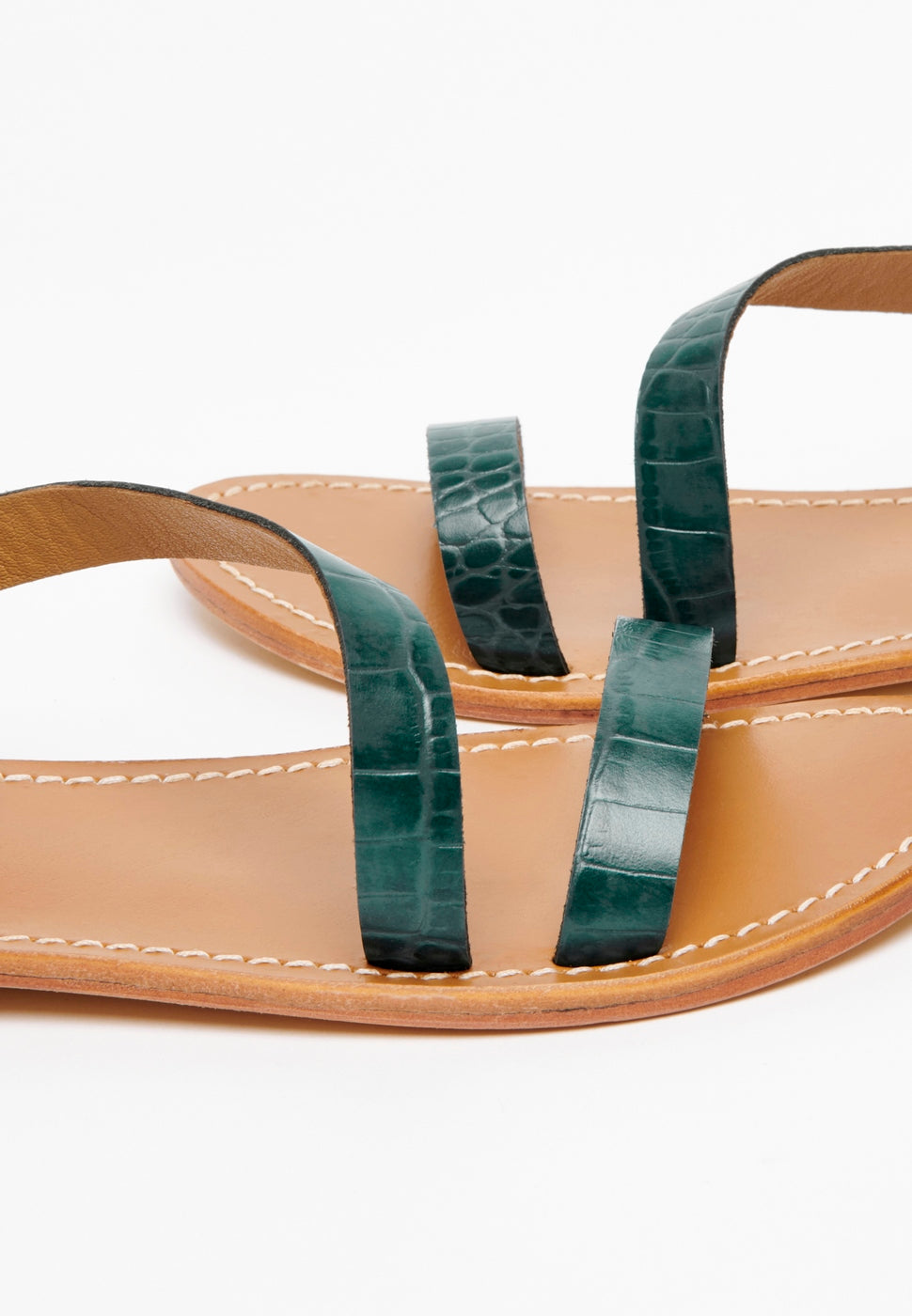 Sandalias Xigala - Croco Verde - Sandalias Sol Blancas Mujer