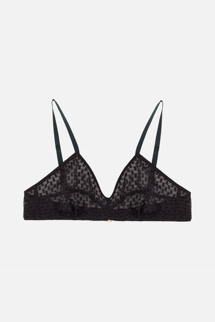 Soutien-Gorge Mystic Cut Yarn - Charbon