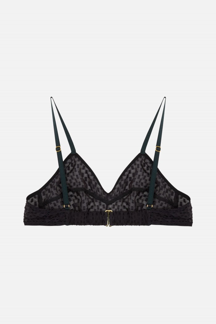 Soutien-Gorge Mystic Cut Yarn - Charbon
