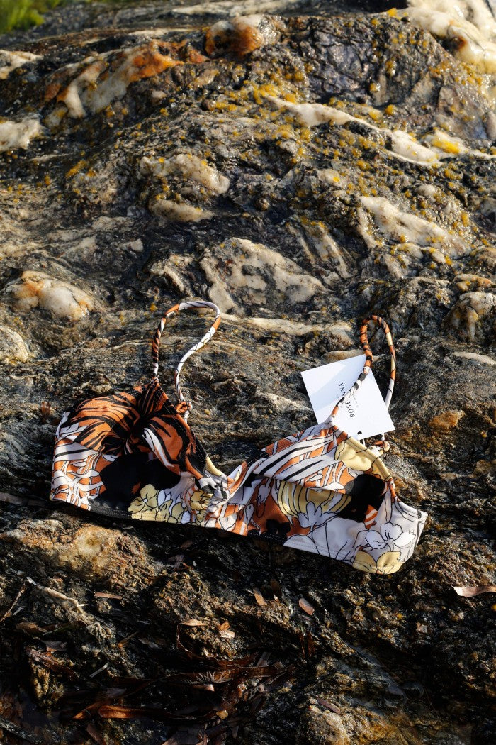 Haut De Maillot Waters Botanique - Caramel