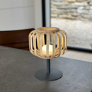 Standy Bambou - Lampe De Table Sans Fil - Bambou - Beige