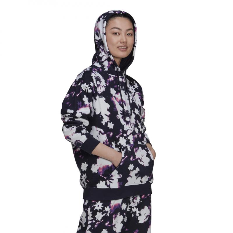 Adidas Originals Hooded Sweatshirt - Multicolor ADIDAS WOMEN'S SWEATSHIRT TEXTILE Adidas