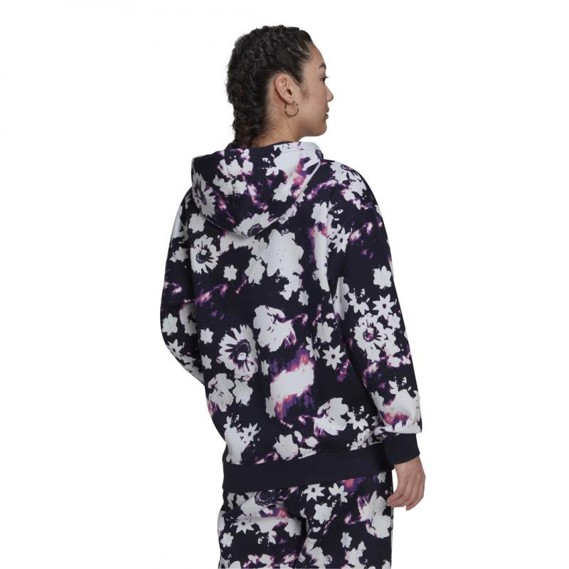 Adidas Originals Hooded Sweatshirt - Multicolor ADIDAS WOMEN'S SWEATSHIRT TEXTILE Adidas