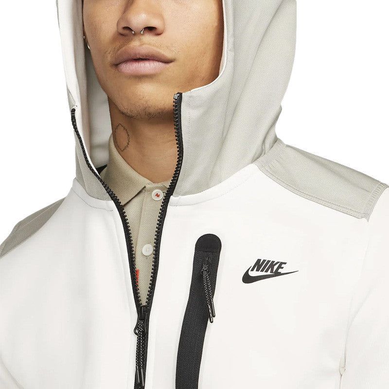 Tech Fleece Full Zip Hoodie - White