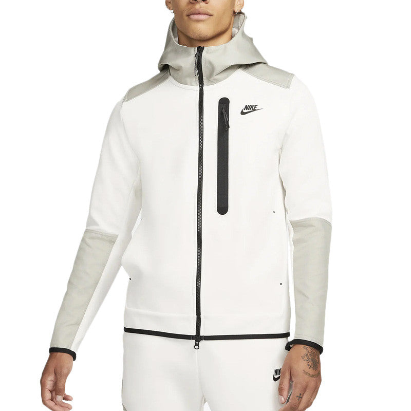 Tech Fleece Full Zip Hoodie - White