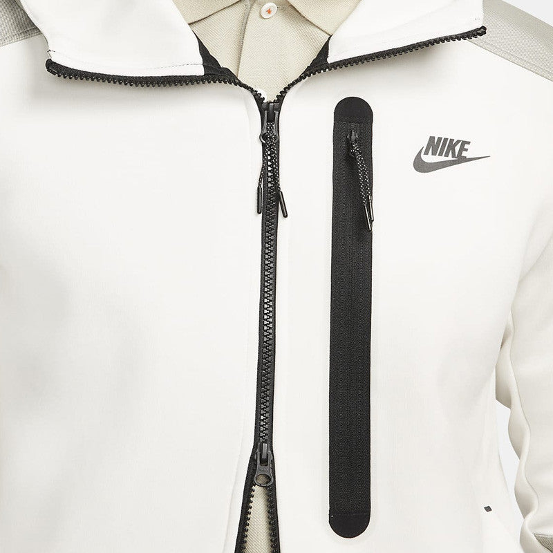 Tech Fleece Full Zip Hoodie - White