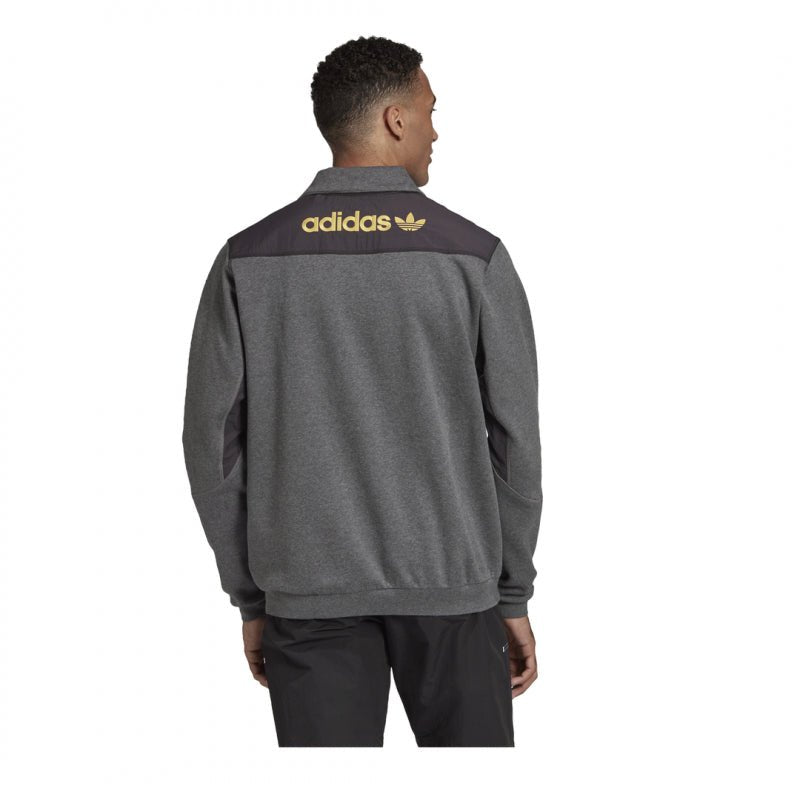 Adidas Originals Adventure Field Half-Zip Sweatshirt - Gray - Adidas1 - The Bradery