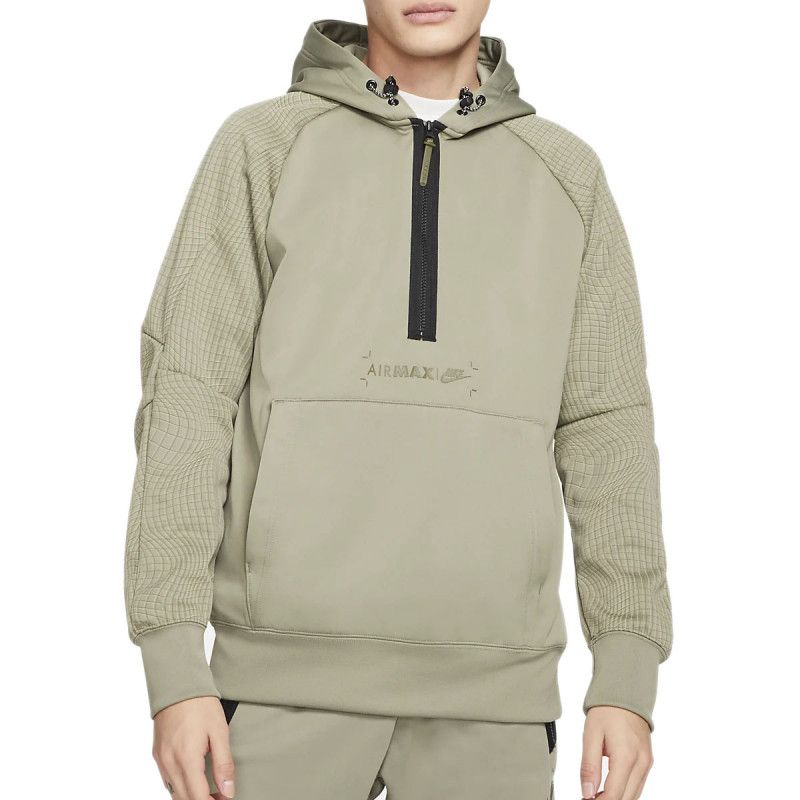 Sudadera textil Air Max Half Zip - Beige - Hombre - Nike - The Bradery
