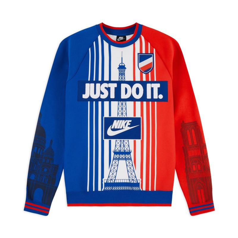 Sudadera con cuello redondo Nike Sportswear Paris - Azul - Hombre - Nike - The Bradery