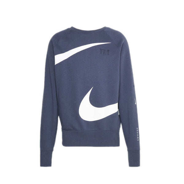 Nike Swoosh Fleece Crew Sweatshirt - Blue NIKE SWEATSHIRT MEN'S TEXTILE Nike
