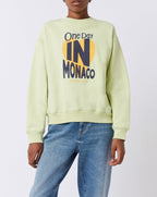 Sweatshirt Louis Monaco - Vert Tilleul