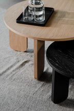 Mesa de Centro Kuvu - Small - Negro Volcán - Noo.ma Design - The Bradery