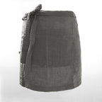 Tablier Serveur Gaze De Coton 45 X 80 Cm Gaïa Granit - L'EffetPapillon2 - The Bradery