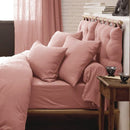 Taie De Traversin Gaze De Coton 85 x 185 cm Gaia Rose Pêche - L'Effet Papillon - The Bradery