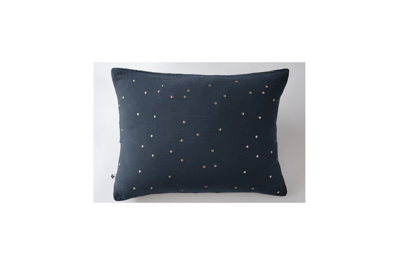 Gaïa Chic Minuit Cotton Gauze Pillowcase - The Butterfly Effect - The Bradery