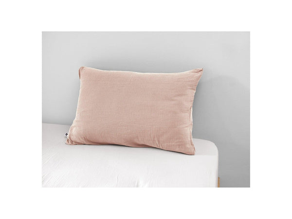 Funda de almohada de gasa de algodón Gaia Marshmallow - El efecto mariposa - The Bradery