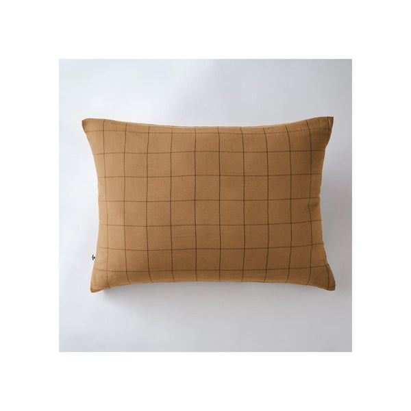 Gaïa Match Camel Cotton Gauze Pillowcase - The Butterfly Effect - The Bradery