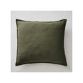 SOLINE washed linen pillowcase Thyme - L'Effet Papillon - The Bradery