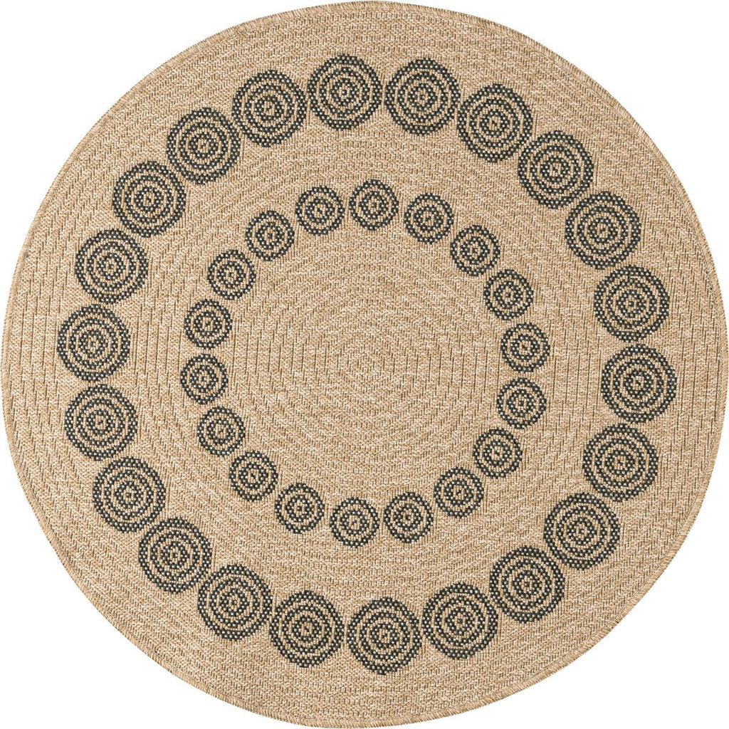 Natural Jute Look Rug 8868 - Black - Nazar - The Bradery