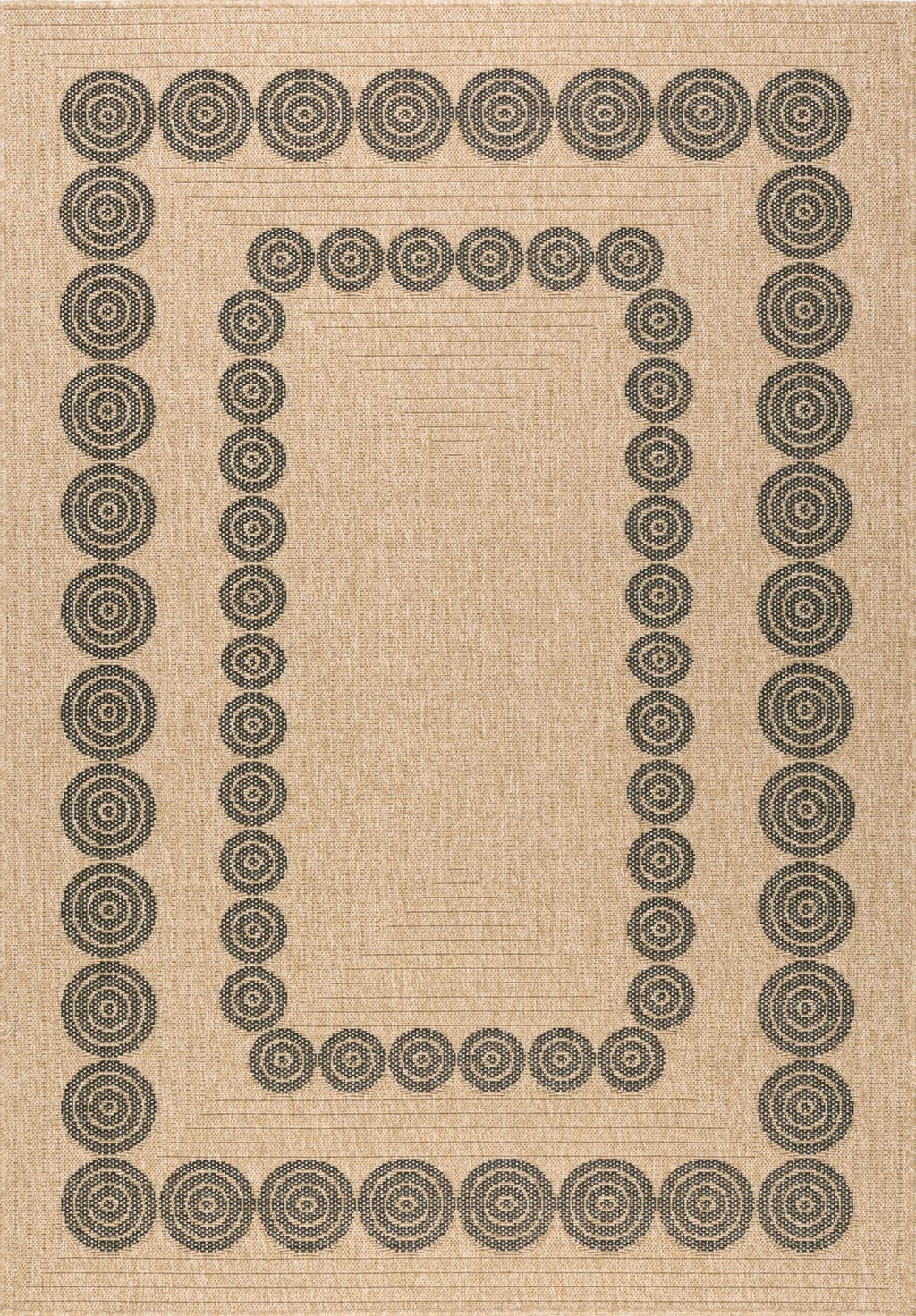 Natural Jute Look Rug 8868 - Black - Nazar - The Bradery