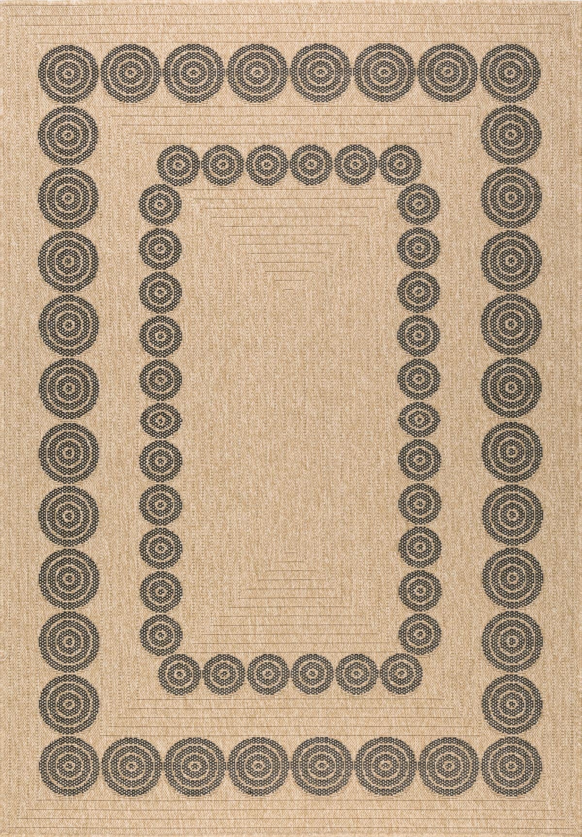 Natural Jute Look Rug 8868 - Black - Nazar - The Bradery