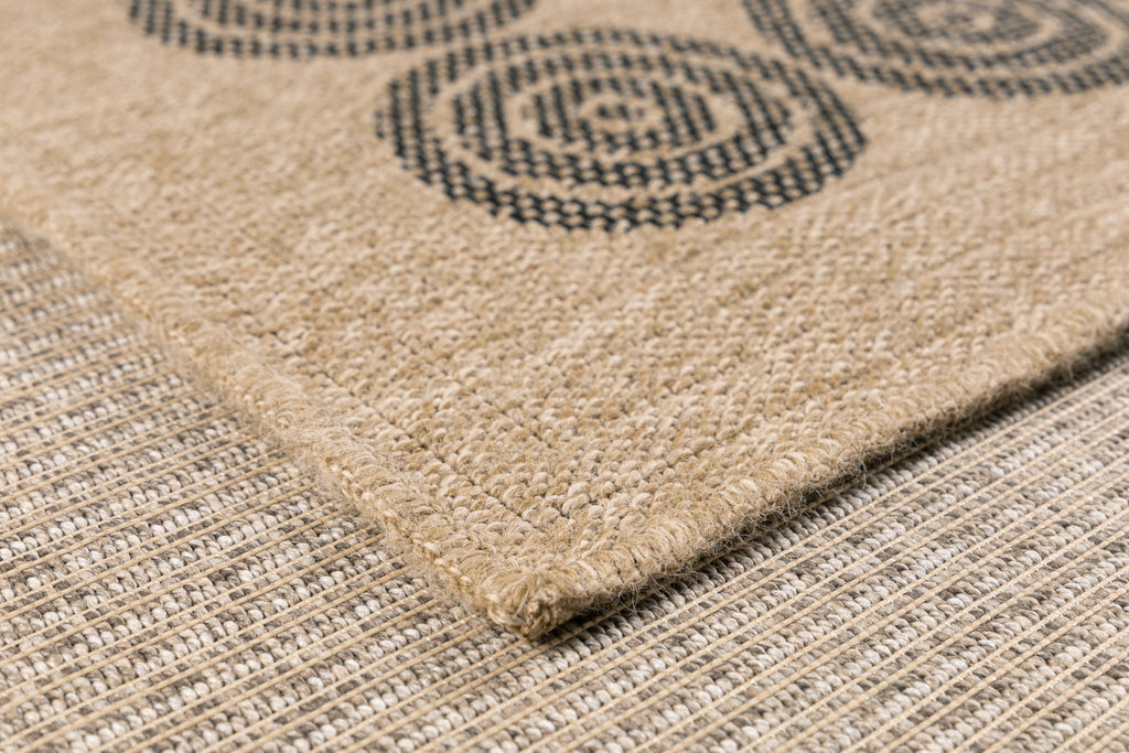 Natural Jute Look Rug 8868 - Black - Nazar - The Bradery