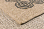 Natural Jute Look Rug 8868 - Black - Nazar - The Bradery