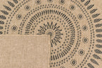 Natural Jute Look Rug 8874 - Black - Nazar - The Bradery