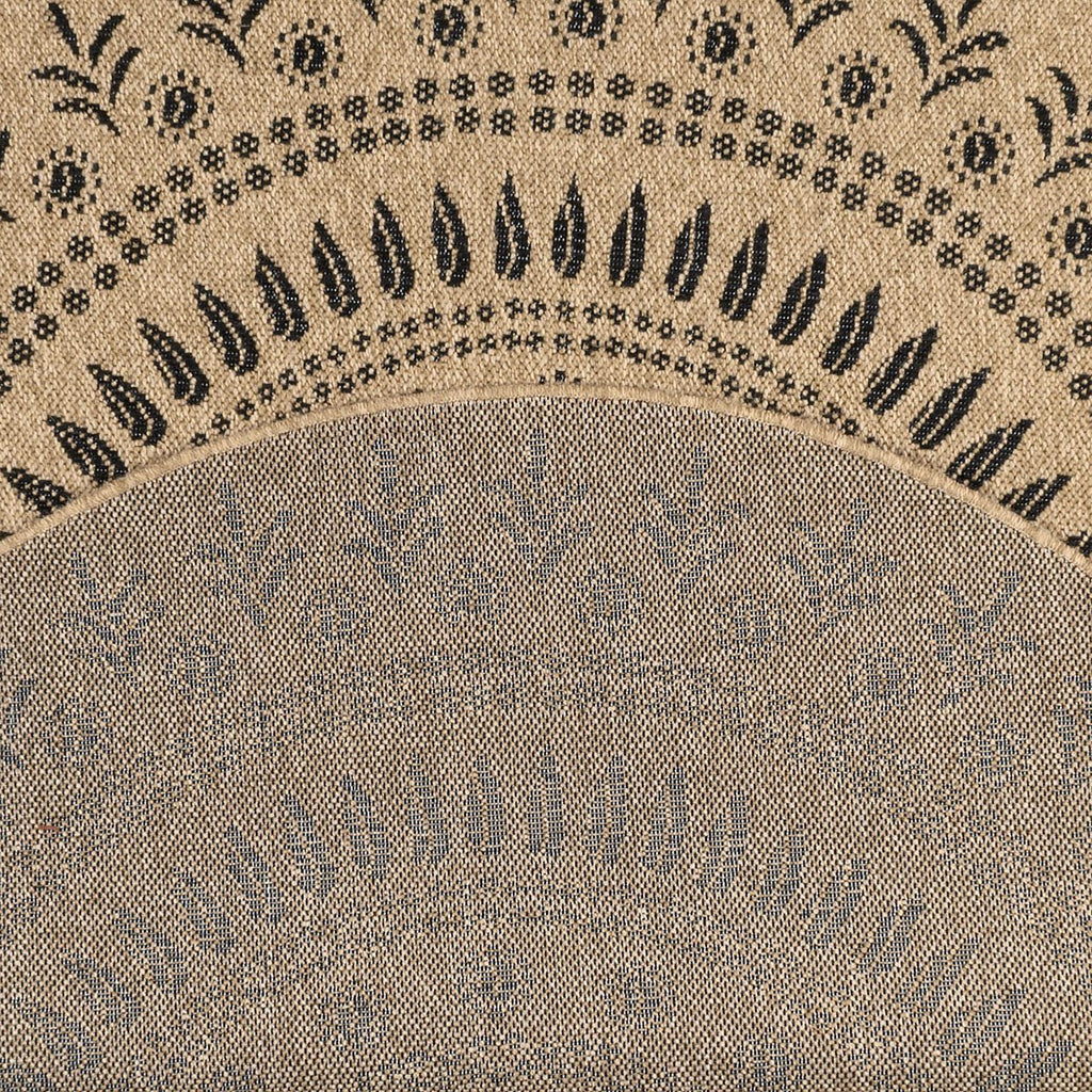 Natural Jute Look Rug 8874 - Black - Nazar - The Bradery
