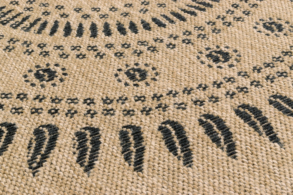 Natural Jute Look Rug 8874 - Black - Nazar - The Bradery