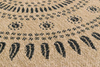 Natural Jute Look Rug 8874 - Black - Nazar - The Bradery