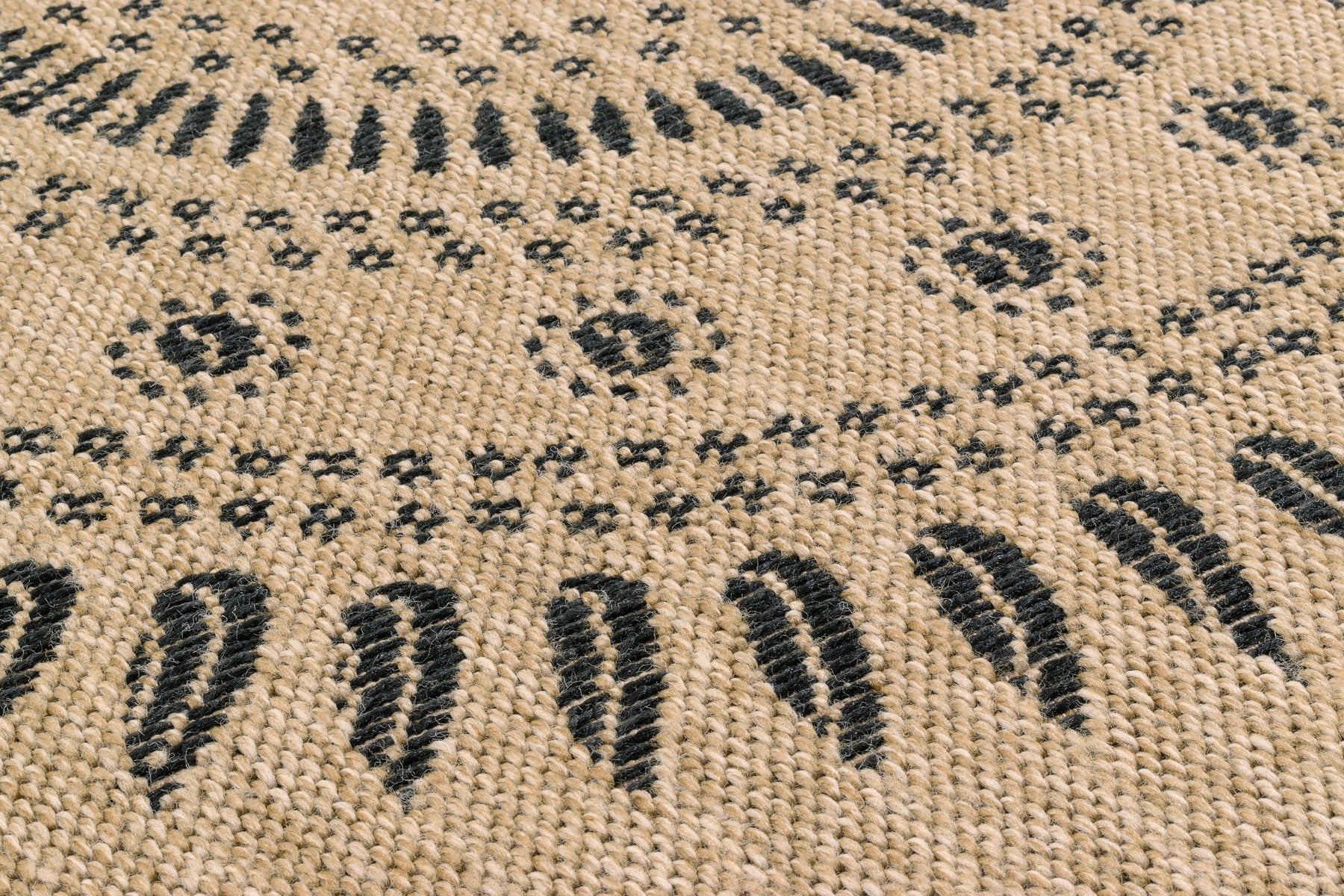 Natural Jute Look Rug 8874 - Black - Nazar - The Bradery