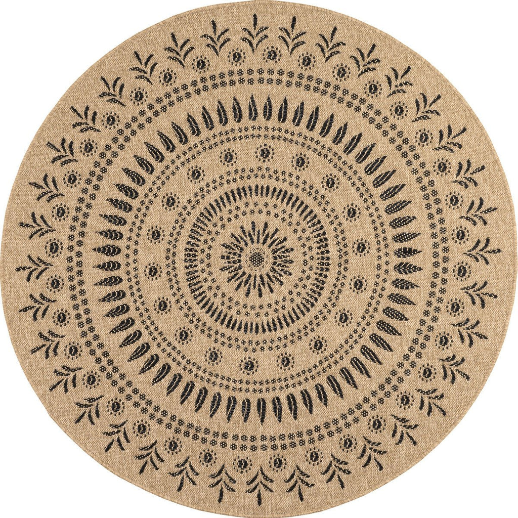 Natural Jute Look Rug 8874 - Black - Nazar - The Bradery