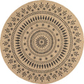Natural Jute Look Rug 8874 - Black - Nazar - The Bradery