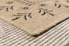 Natural Jute Look Rug 8874 - Black - Nazar - The Bradery