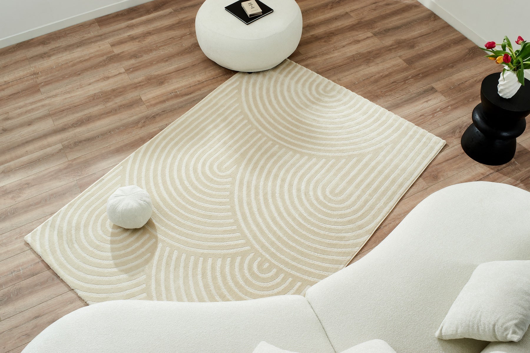 Tapis Bianca 157 - Crème - Nazar - The Bradery