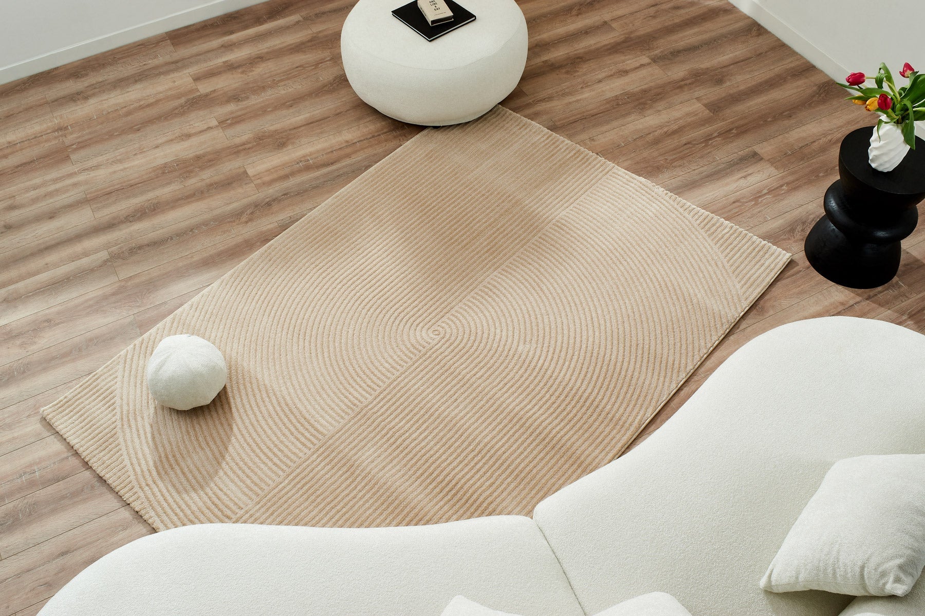 Bianca 159 Rug - Beige - Nazar - The Bradery