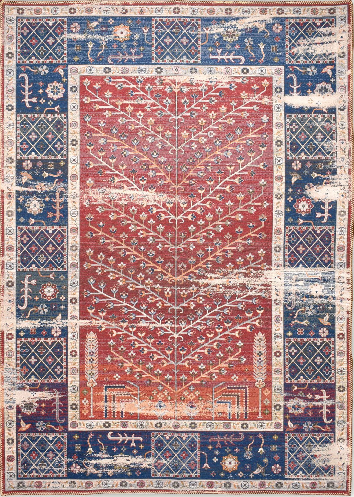 Tapis Radom 038 - Rouge - Nazar - The Bradery
