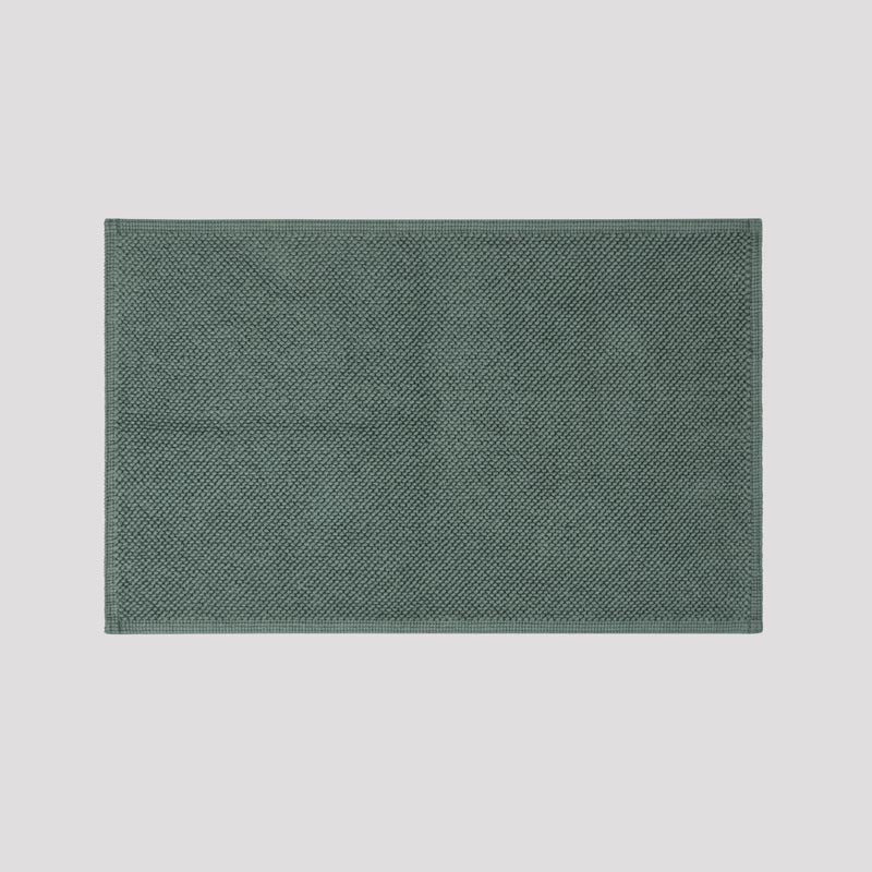 Bath Mat - Looped Cotton - Bottle Green