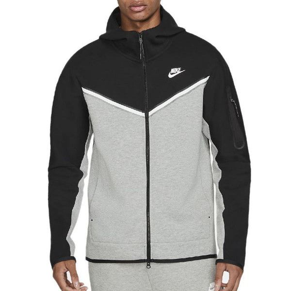 Tech Fleece Fz Hoodie. - Men's Textile Jacket - Gray MEN'S TEXTILE JACKET Nike