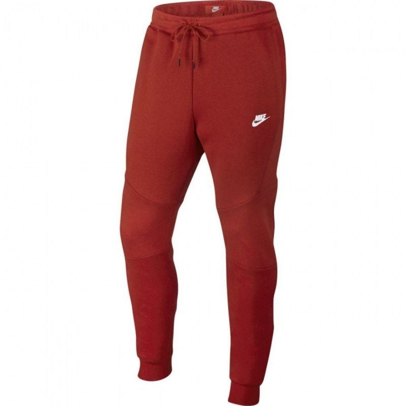 Tech Fleece Jogger - Men's Textile Pants - Red MEN'S TEXTILE PANTS Nike