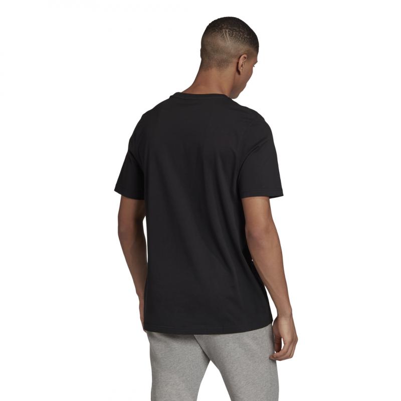 Adidas Originals Camo Tongue T-Shirt - Black - Men Adidas CLOTHING
