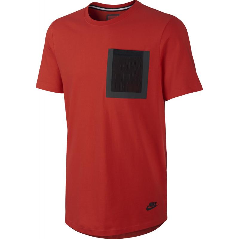 Camiseta Nike Tech Hypermesh Pocket - 776675-696 - Rojo - Hombre NIKE CAMISETA TEXTIL PARA HOMBRE Nike