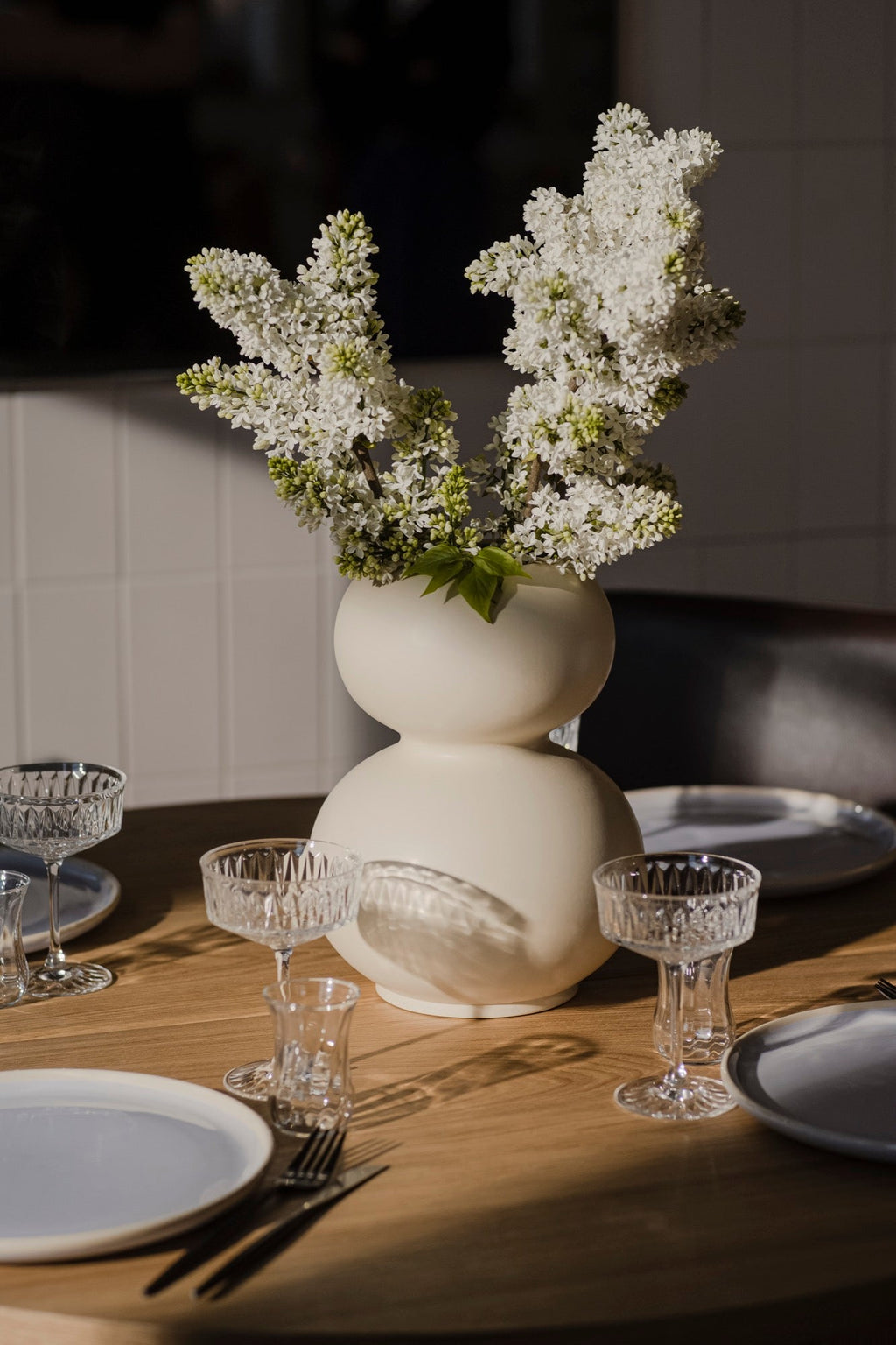 Vase Tuga - Piazza Beige - Noo.ma Design - The Bradery
