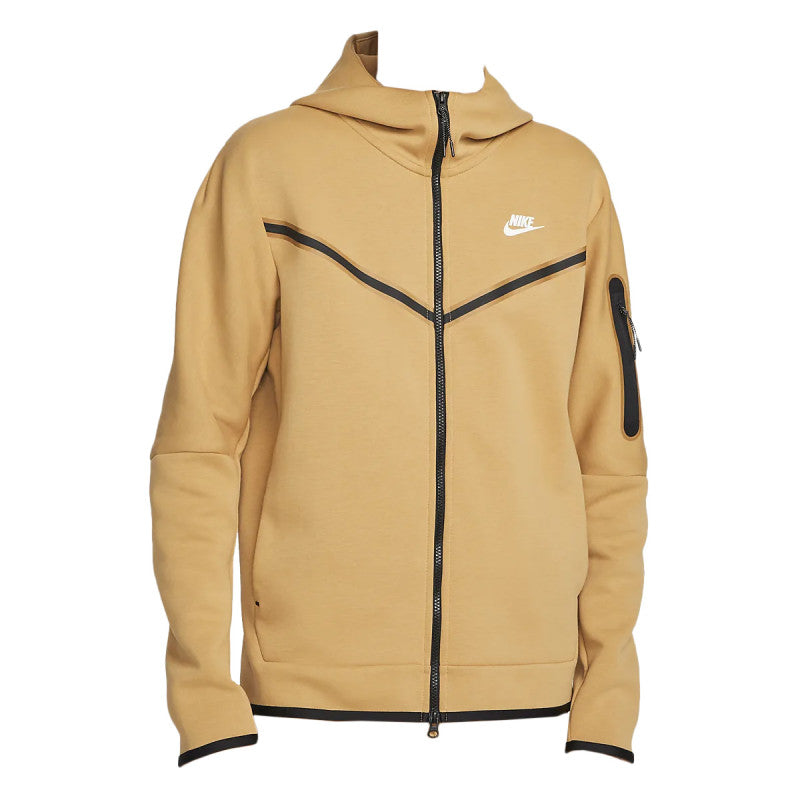 Tech Fleece Full Zip Track Jacket - Beige