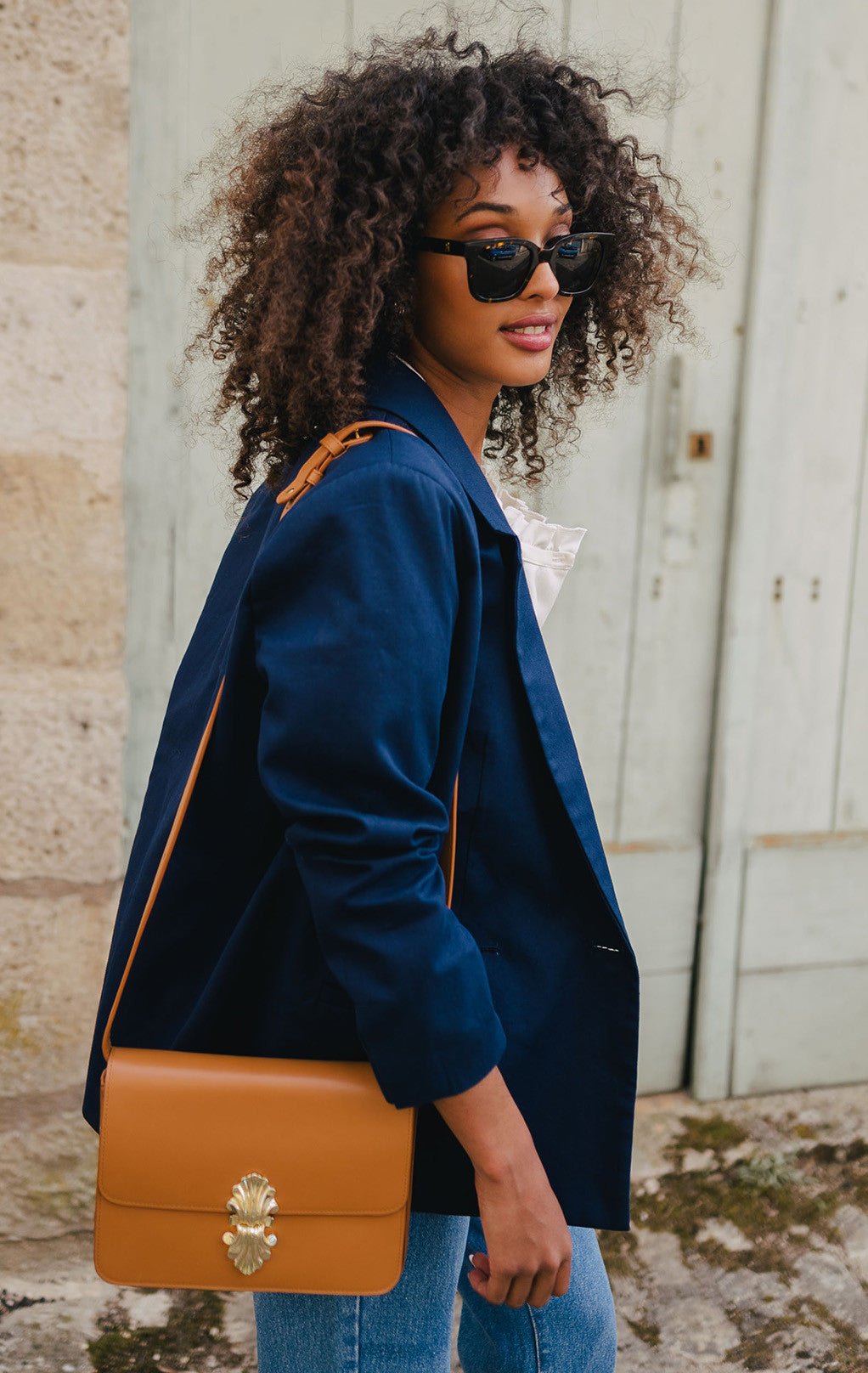 VESTE ÉZÉKIEL MARINE - Saaj Paris - The Bradery