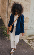 VESTE ÉZÉKIEL MARINE - Saaj Paris - The Bradery