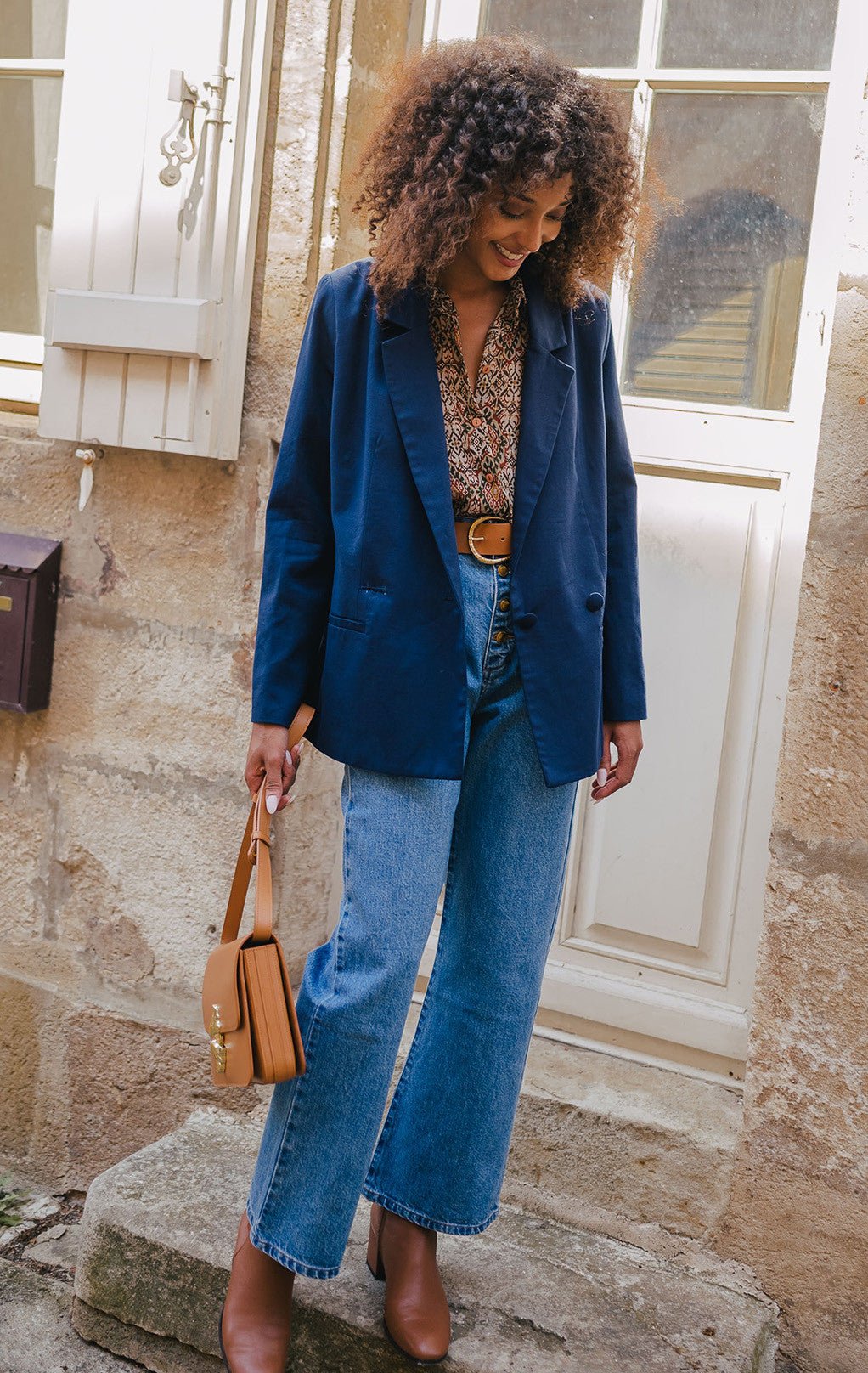 VESTE ÉZÉKIEL MARINE - Saaj Paris - The Bradery